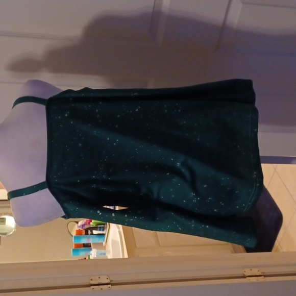 💙🏍Green Christmas Tree Women's Top With Pickaboo Sleeves - Picture 8 of 13